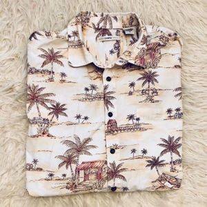 Tropical Hawaiian Aloha Buttondown Men’s XL